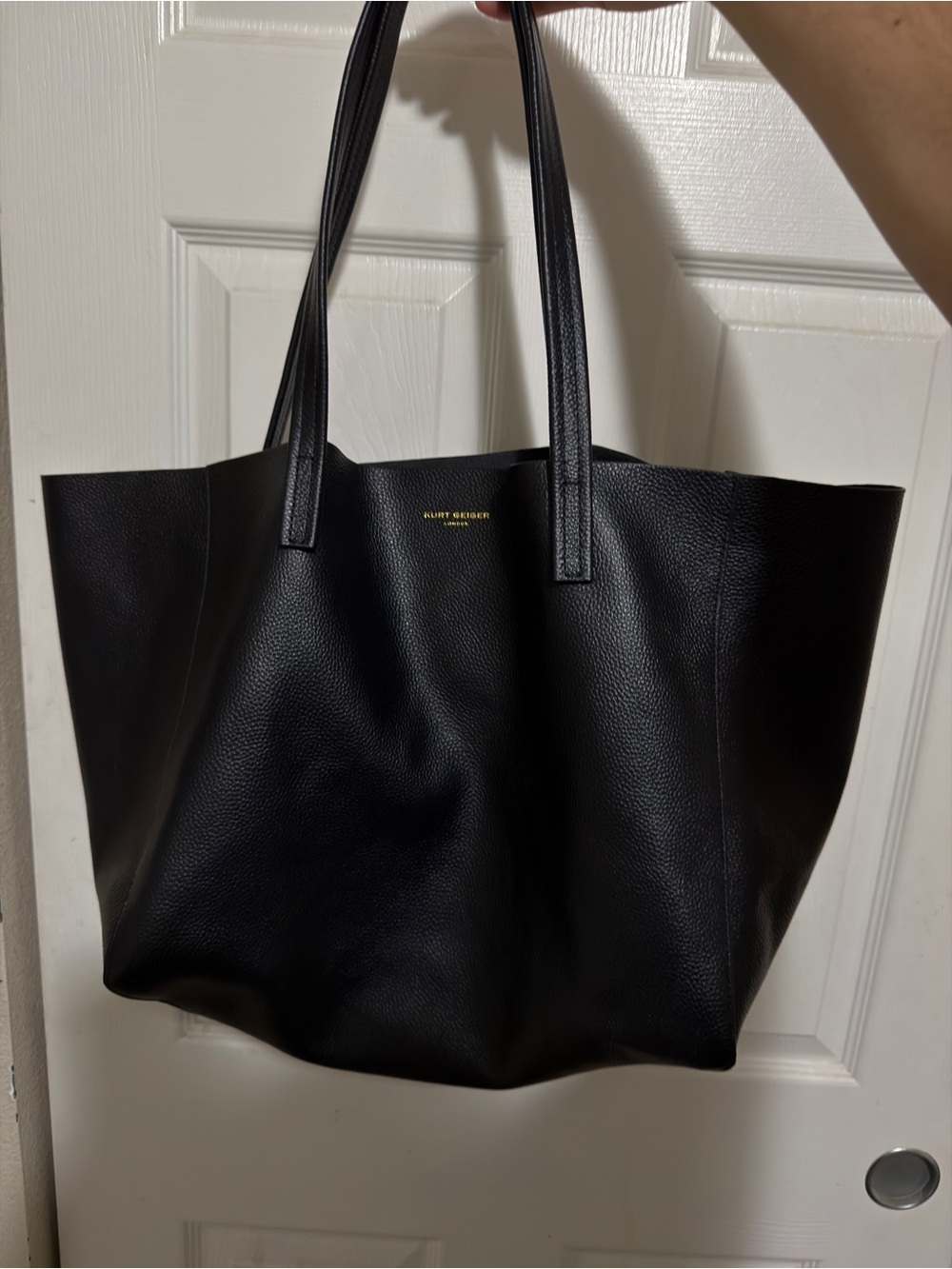kurt geiger leather tote